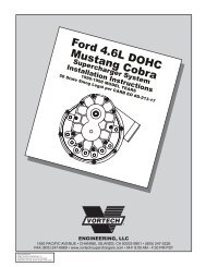 1996-1998 Ford 4.6L Mustang Cobra - Vortech Superchargers