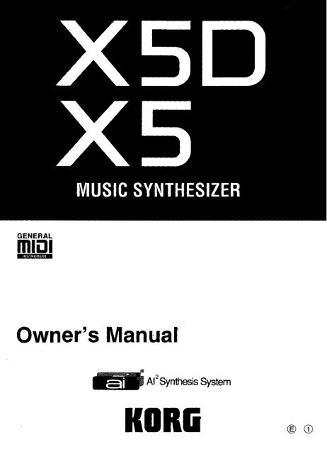 XSD X5 - Korg UK