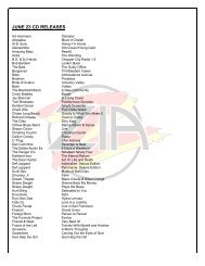 Brand New Cd Dvd Releases Announced Sept Cob Records