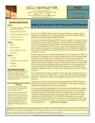 Newsletter Vol 16 Fall 2010 - Your Legal Rights