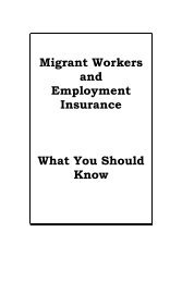 Migrant Workers - Your Legal Rights