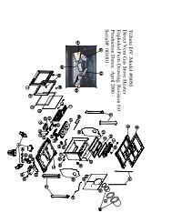 Tribute DV 8050 Parts Diagram - Wood Heat Stoves