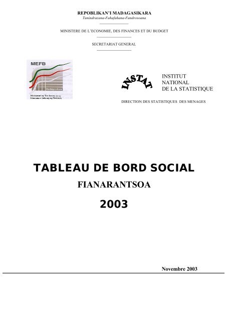 pdf 407 ko - Institut national de la statistique malgache (INSTAT)