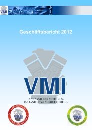 Geschäftsbericht 2012 - VMI