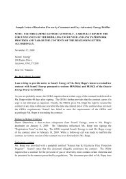 Sample Energy Rebiller Rescission Letter ... - Your Legal Rights