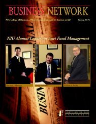 Spring 2004 Issue - NIU College of Business - Northern Illinois ...