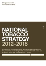 National Tobacco Strategy 2012-2018 - National Drug Strategy