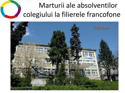 Teatru francofon - Colegiul NaÅ£ional Petru RareÅ Suceava