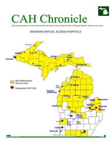 michigan critical access hospitals - Michigan Center for Rural Health