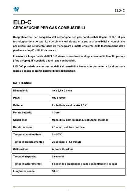 ELD-C - Manuale istruzioni.pdf - Wigam