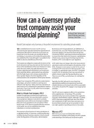 Guernsey Private Trust Company Planning ... - Carey Group