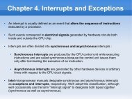 Chapter 4. Interrupts and Exceptions