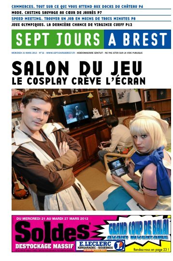 LE COSPLAY CRÃVE L'ÃCRAN - Sept jours Ã  Brest