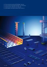 BSS. Function maintenance: cable tray and mesh ... - OBO Bettermann