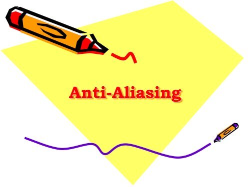 Anti-Aliasing