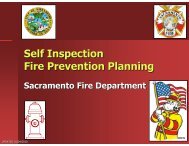 Self Inspection Fire Prevention Planning - Sacramento Fire ...