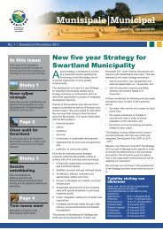 SM Newsletter Dec 2011 2.indd - Swartland Municipality