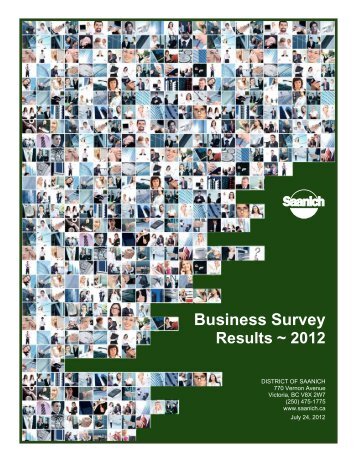 2012 Business Survey - Complete Report - District of Saanich
