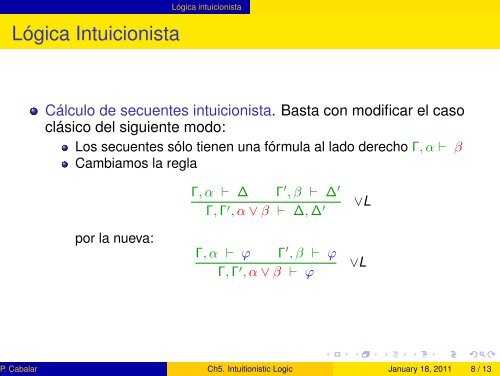 Computational Logic Chapter 5. Intuitionistic Logic