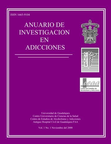 ANUARIO DE INVESTIGACION EN ADICCIONES - Centro ...