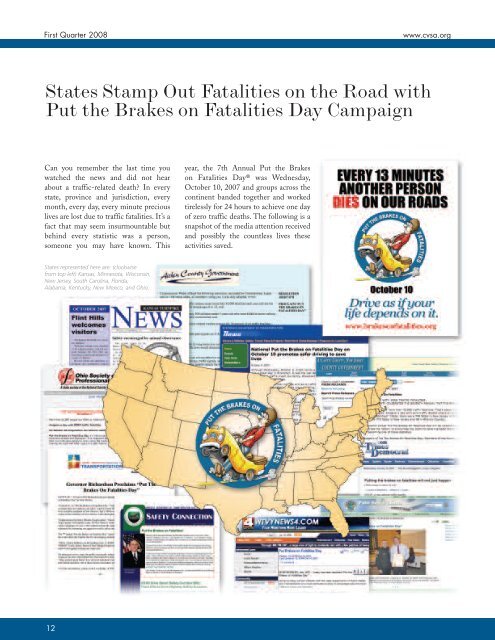 inside cover - Commercial Vehicle Safety Alliance