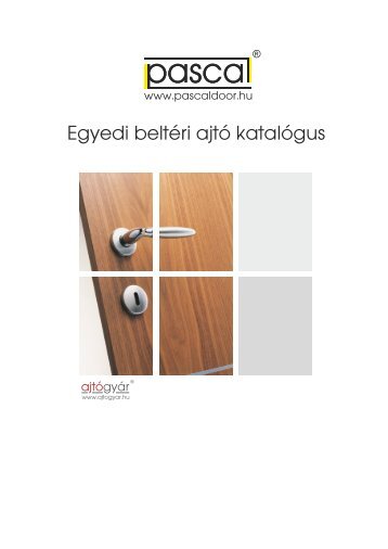 PASCAL KatalÃ³gus letÃ¶ltÃ©s, PDF, 1,9 MB - Ajtogyar.hu