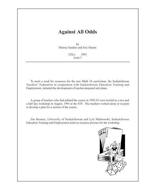 AGAINST ALL ODDS - Math Central