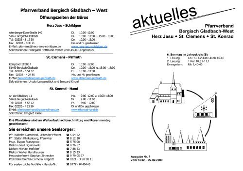 aktuelles - St. Clemens Paffrath