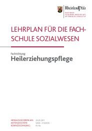 Lehrplan Heilerziehungspflege - BBS-Server Rheinland-Pfalz