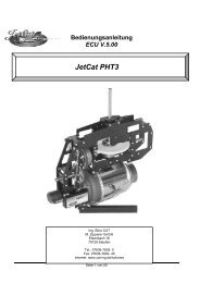 Helikopterturbine PHT3, ECU Version V.5.00 - JetCat