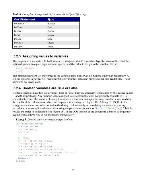 OpenOffice.org Macros Explained - LibreOffice-NA.US