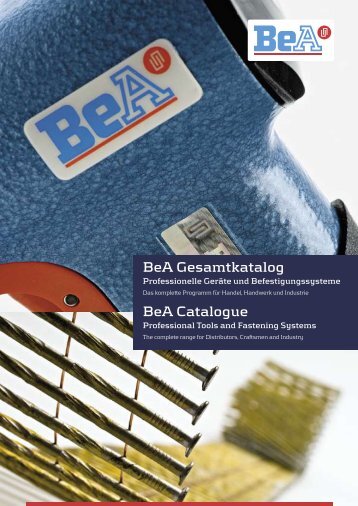 BeA Gesamtkatalog BeA Catalogue