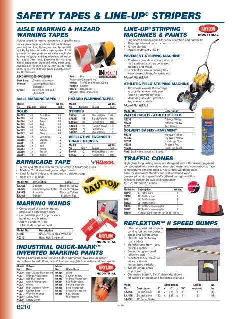 B210 | B214 - DABCO Industrial Supplies