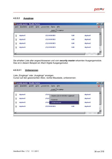 Anwender-Handbuch security master - May KG