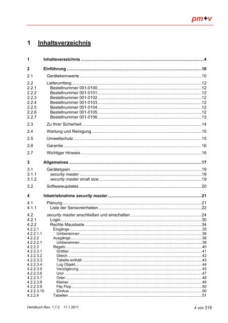 Anwender-Handbuch security master - May KG