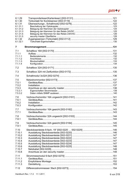 Anwender-Handbuch security master - May KG