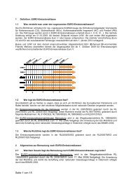 EURO - Emissionsklassen - Easy Drivers