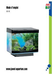 Mode d'emploi www.juwel-aquarium.com - JUWELÂ® Aquarium