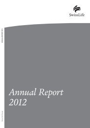 Annual Report 2012 - Swiss Life