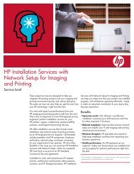 HP Installation Services with Network Setup for Imaging and Printing