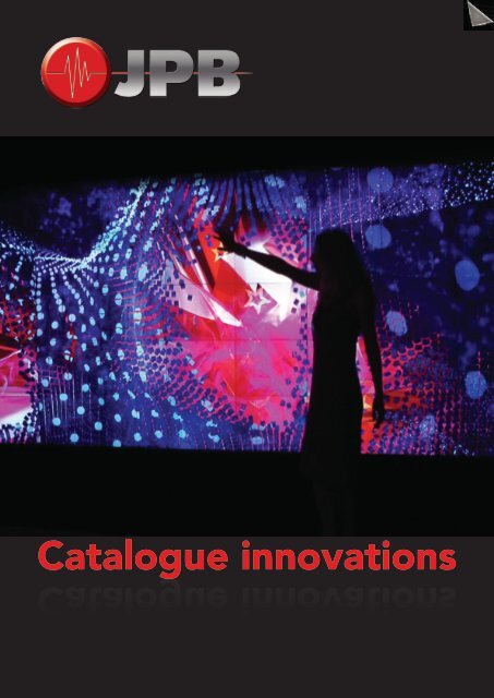 Catalogue innovations Catalogue innovations - JPB Audiovisuel