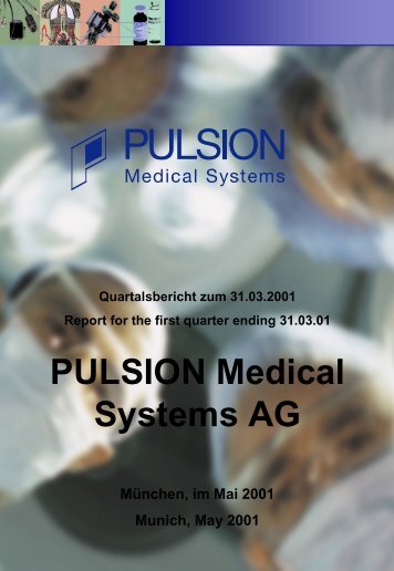 PULSION Medical Systems AG - PULSION Medical Systems SE