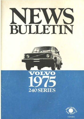 The Volvo 240 Series