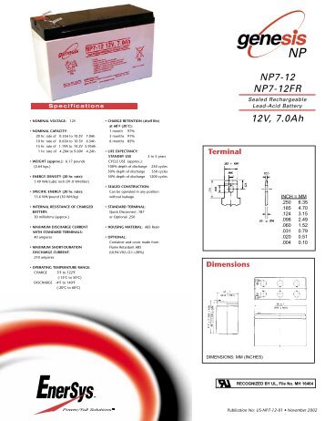 Data Sheets/SLA/NP7-12.pdf - Master Instruments