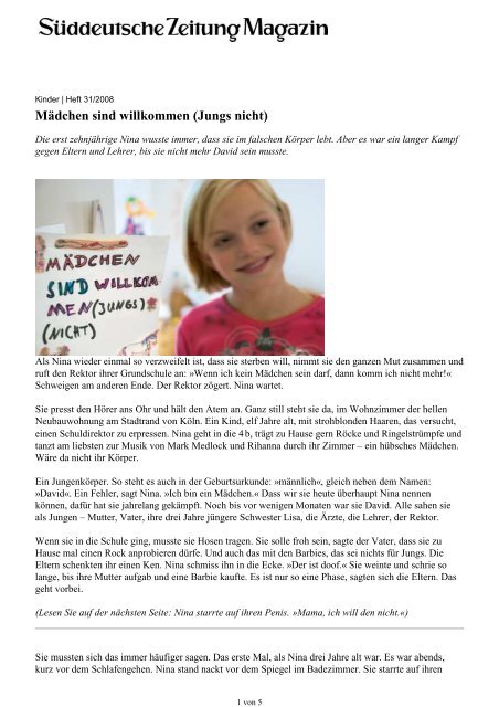Madchen Sind Willkommen Jungs Nicht