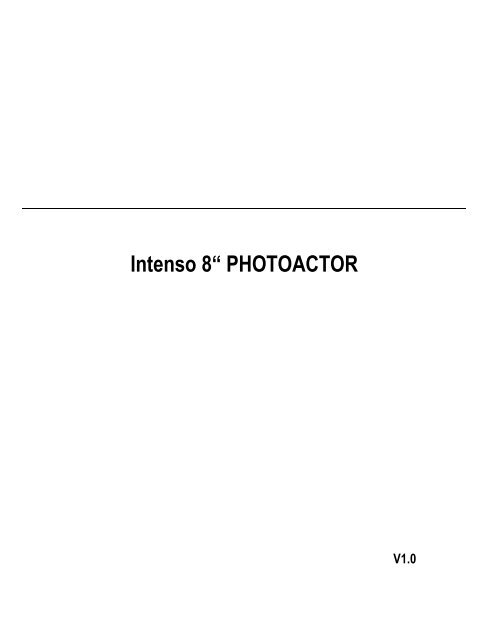 Intenso 8“ PHOTOACTOR