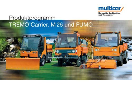 Produkt- und GerÃ¤tekatalog - Multicar