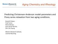 Predicting Christensen-Anderson Model Parameters and Prony ...