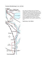 Fontane Wanderweg 2 (ca. 22 km) - Berlin Treptow-KÃ¶penick