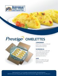 OMELETTES - Burnbrae Farms